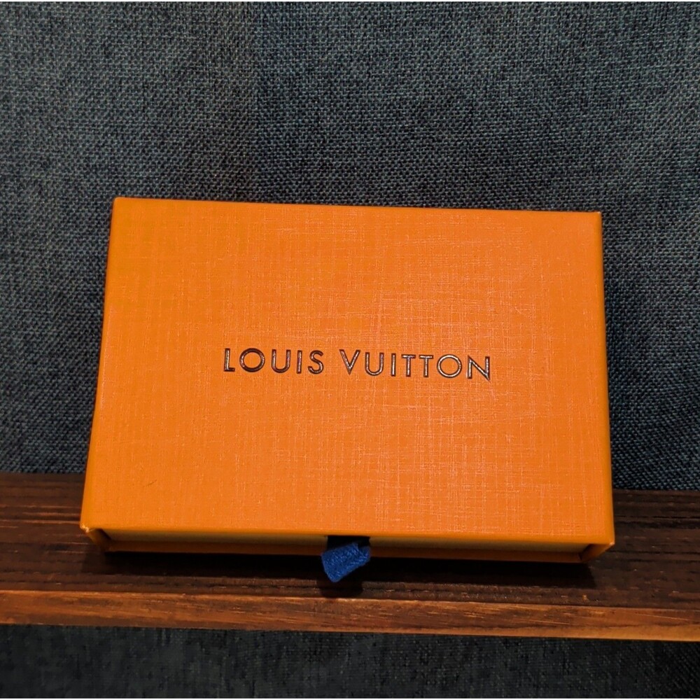 Authentic Louis Vuitton Empty Yellow Drawer Gift Box 5.5x4" Wallet Case